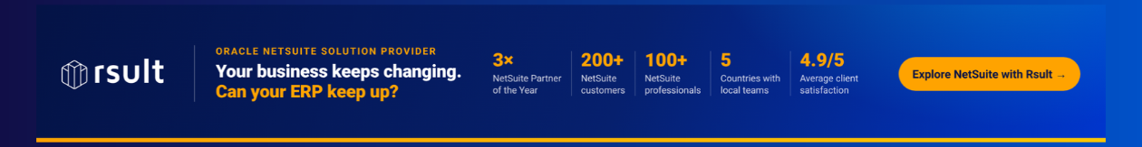 Rsult and Cloud ERP